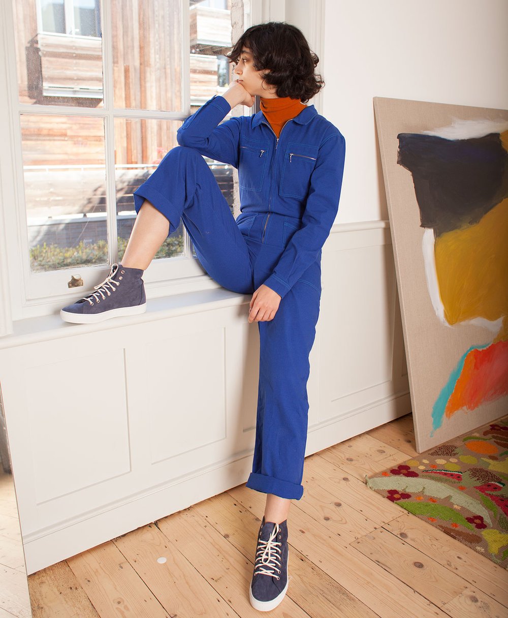 Lf Markey - Danny Boilersuit In Cobalt Blue